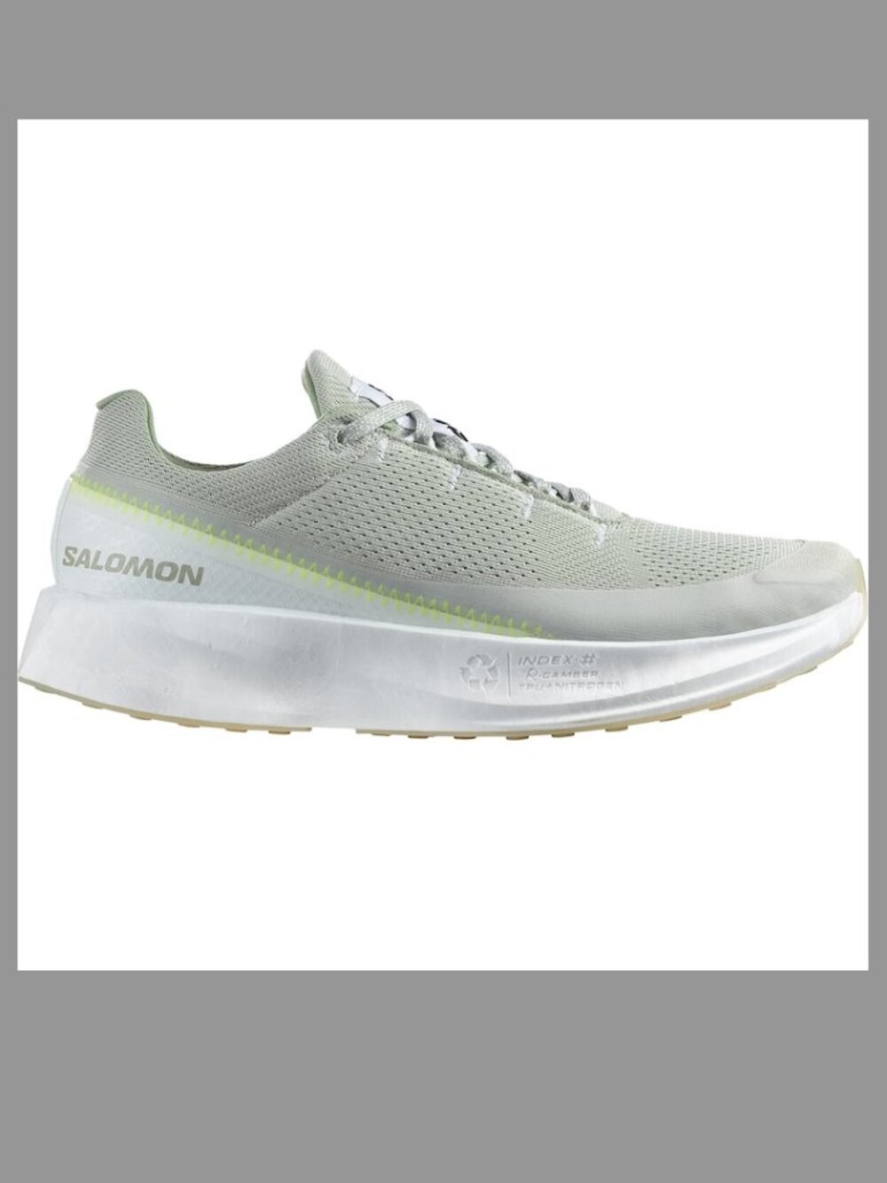 Salomon INDEX.02 Women's Road Running Shoe - Light Sage Green - Size: 10.5